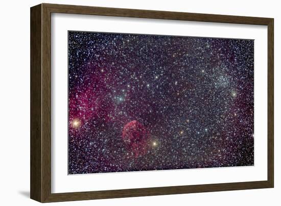 The Jellyfish Nebula and Associated Nebulosity-null-Framed Photographic Print