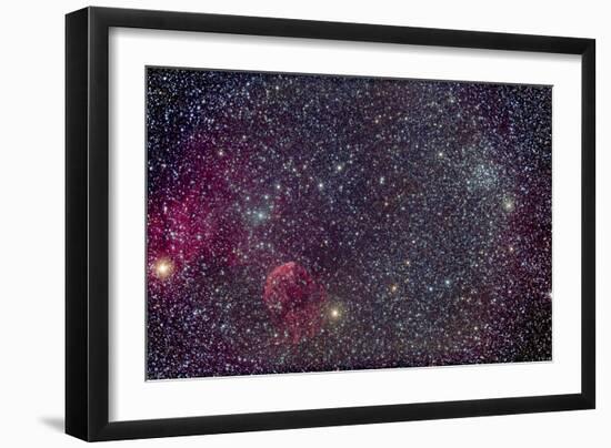 The Jellyfish Nebula and Associated Nebulosity-null-Framed Photographic Print