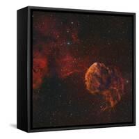 The Jellyfish Nebula-Stocktrek Images-Framed Stretched Canvas