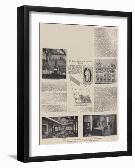 The Jenner Institute of Preventive Medicine-null-Framed Giclee Print