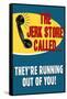 The Jerkstore Called Humor Plastic Sign-null-Framed Stretched Canvas