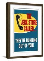 The Jerkstore Called Humor-null-Framed Art Print