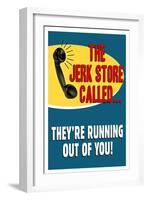 The Jerkstore Called Humor-null-Framed Art Print