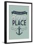 The Jersey Shore Is My Happy Place-Lantern Press-Framed Art Print