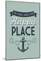 The Jersey Shore Is My Happy Place-Lantern Press-Mounted Art Print