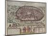 The Jerusalem Map (From: Jansson, Jan. Illustriorum Hispaniae Urbium Tabulae, Amsterdam, 165), 1657-Frans Hogenberg-Mounted Giclee Print