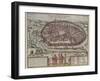 The Jerusalem Map (From: Jansson, Jan. Illustriorum Hispaniae Urbium Tabulae, Amsterdam, 165), 1657-Frans Hogenberg-Framed Giclee Print