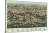 The Jerusalem Map (Vue Générale De Jérusalem Historique Et Modern), Ca 1862-Adolf Eltzner-Stretched Canvas