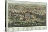 The Jerusalem Map (Vue Générale De Jérusalem Historique Et Modern), Ca 1862-Adolf Eltzner-Stretched Canvas