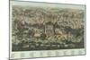 The Jerusalem Map (Vue Générale De Jérusalem Historique Et Modern), Ca 1862-Adolf Eltzner-Mounted Giclee Print