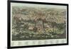 The Jerusalem Map (Vue Générale De Jérusalem Historique Et Modern), Ca 1862-Adolf Eltzner-Framed Giclee Print