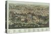 The Jerusalem Map (Vue Générale De Jérusalem Historique Et Modern), Ca 1862-Adolf Eltzner-Stretched Canvas
