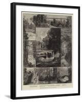 The Jesmond Dene Public Park, Newcastle-On-Tyne-null-Framed Giclee Print
