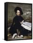 The Jester Don Diego De Acedo-Diego Velazquez-Framed Stretched Canvas