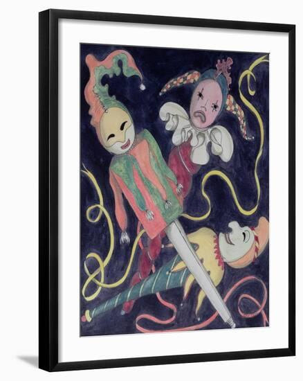 The Jester's Puppets-Carolyn Hubbard-Ford-Framed Premium Giclee Print