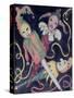 The Jester's Puppets-Carolyn Hubbard-Ford-Stretched Canvas