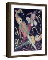 The Jester's Puppets-Carolyn Hubbard-Ford-Framed Giclee Print