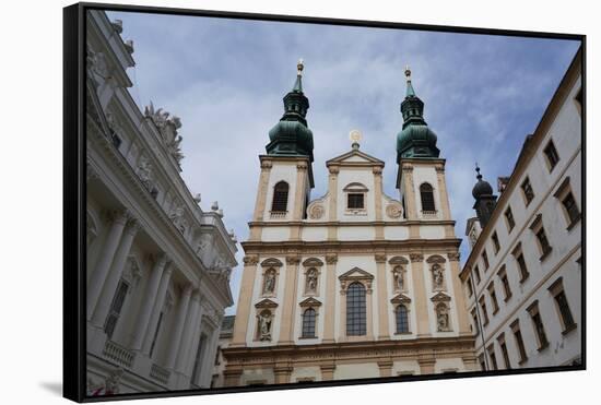 The Jesuit Church (Jesuitenkirche) (University Church), Vienna, Austria-Carlo Morucchio-Framed Stretched Canvas