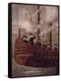 The Jesuits Arriving by Ship Off the Coast of New Granada, Painting 18th Century-null-Framed Stretched Canvas