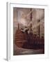 The Jesuits Arriving by Ship Off the Coast of New Granada, Painting 18th Century-null-Framed Giclee Print