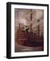 The Jesuits Arriving by Ship Off the Coast of New Granada, Painting 18th Century-null-Framed Giclee Print