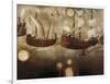 The Jesuits Arriving by Ship Off the Coast of New Granada-null-Framed Giclee Print