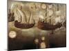 The Jesuits Arriving by Ship Off the Coast of New Granada-null-Mounted Giclee Print