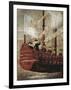 The Jesuits Arriving by Ship Off the Coast of New Granada-null-Framed Giclee Print