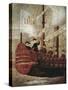 The Jesuits Arriving by Ship Off the Coast of New Granada-null-Stretched Canvas