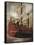 The Jesuits Arriving by Ship Off the Coast of New Granada-null-Framed Stretched Canvas