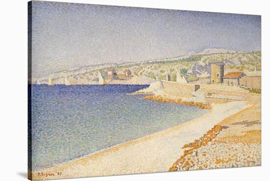 The Jetty at Cassis, Opus 198, 1889-Paul Signac-Stretched Canvas