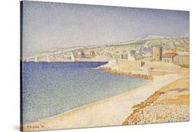 The Jetty at Cassis, Opus 198, 1889-Paul Signac-Stretched Canvas