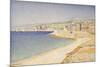 The Jetty at Cassis, Opus 198, 1889-Paul Signac-Mounted Giclee Print