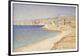 The Jetty at Cassis-Paul Signac-Framed Giclee Print