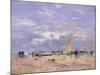 The Jetty at Deauville, 1869-Eugène Boudin-Mounted Giclee Print