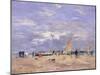 The Jetty at Deauville, 1869-Eugène Boudin-Mounted Giclee Print