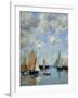 The Jetty at High Tide, Trouville-Eugène Boudin-Framed Giclee Print