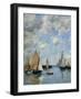 The Jetty at High Tide, Trouville-Eugène Boudin-Framed Giclee Print