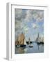 The Jetty at High Tide, Trouville-Eugène Boudin-Framed Giclee Print