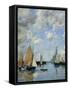 The Jetty at High Tide, Trouville-Eugène Boudin-Framed Stretched Canvas