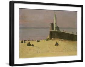 The Jetty at Honfleur, 1920-F?lix Vallotton-Framed Giclee Print