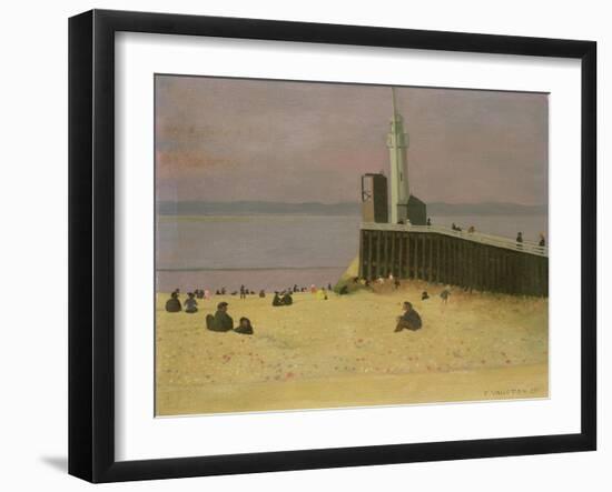 The Jetty at Honfleur, 1920-F?lix Vallotton-Framed Giclee Print