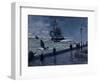 The Jetty at Le Havre, Bad Weather, 1870-Claude Monet-Framed Giclee Print