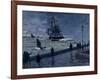 The Jetty at Le Havre, Bad Weather, 1870-Claude Monet-Framed Giclee Print