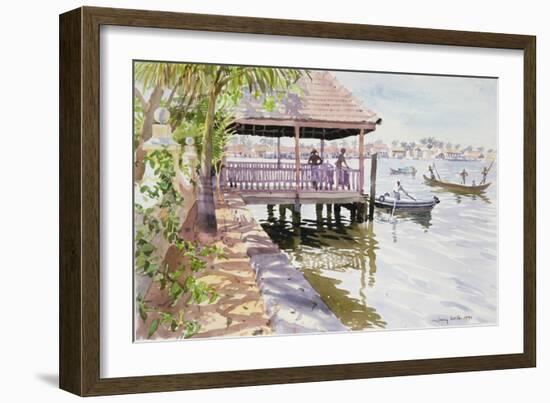 The Jetty, Cochin, 1991-Lucy Willis-Framed Giclee Print