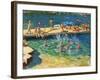 The Jetty, Rovinj, Croatia, 2016/17-Andrew Macara-Framed Giclee Print