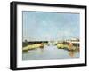 The Jetty, Trouville-Eugene Louis Boudin-Framed Giclee Print