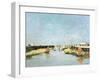 The Jetty, Trouville-Eugene Louis Boudin-Framed Giclee Print