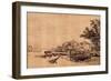 The Jetty-Rembrandt van Rijn-Framed Giclee Print