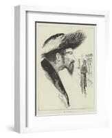 The Jew at Home-Joseph Pennell-Framed Giclee Print